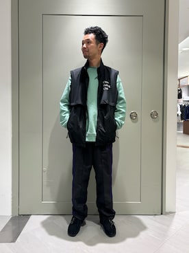 「chaosfishingclub」｜しょーまさん（メンズ・169cm）の冬コーディネート