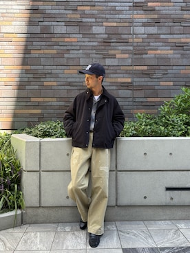 「Barbour（バブアー）のアイテム」を使った、しょーまさん（メンズ・169cm）の秋コーディネート