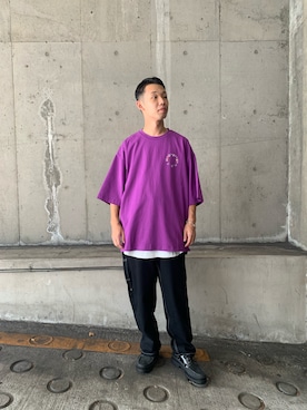 「MANASTASH（マナスタッシュ）のアイテム（タンクトップ）」を使った、しょーまさん（メンズ・169cm）の夏コーディネート
