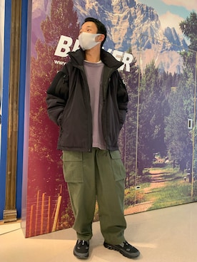 「ABU GARCIA（アブ・ガルシア）のアイテム（ジャケット/アウター）」を使った、しょーまさん（メンズ・169cm）の秋コーディネート