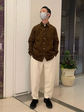 「PG（ピージー）のアイテム（その他シューズ）」を使った、しょーまさん（メンズ・169cm）の冬コーディネート
