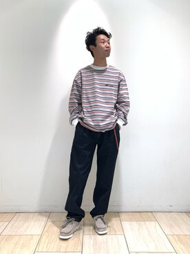 「surt（サート）のアイテム」を使った、しょーまさん（メンズ・169cm）の冬コーディネート