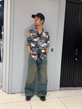 「schott（ショット）のアイテム（トップス）」を使った、しょーまさん（メンズ・169cm）の夏コーディネート