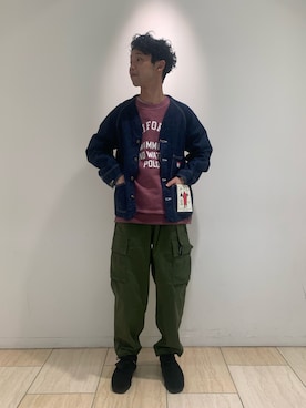 CAL O LINEのカバーオールを使った人気ファッション