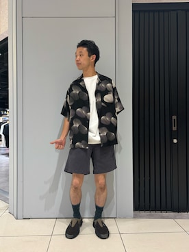 「MANASTASH（マナスタッシュ）のアイテム」を使った、しょーまさん（メンズ・169cm）の夏コーディネート