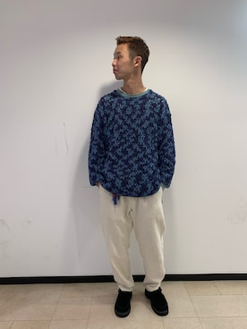 「PG（ピージー）のアイテム（その他シューズ）」を使った、しょーまさん（メンズ・169cm）の春コーディネート