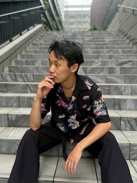 「schott（ショット）のアイテム」を使った、しょーまさん（メンズ・169cm）の夏コーディネート