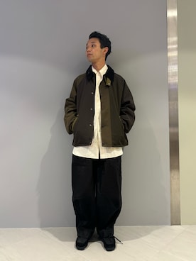 「clarks」｜「アイテム（ブルゾン）」を使った、しょーまさん（メンズ・169cm）の夏コーディネート