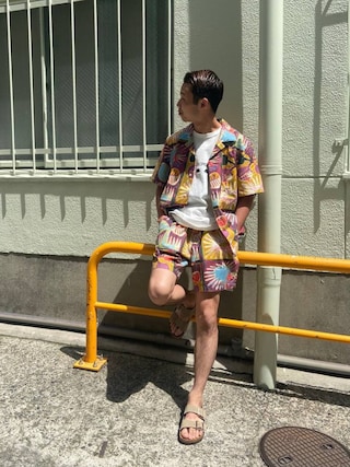 Saturdays NYC サタデーズニューヨーク　ハーフパンツ　ベージュ　M Saturdays NYC サタデーズニューヨーク ハーフパンツ ベージュ M