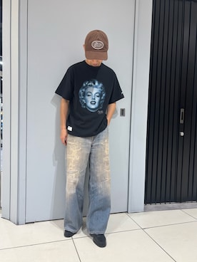 「schott(ショット)のアイテム」を使った、しょーまさん(メンズ・169cm)の夏コーディネート