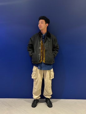 「clarks」｜「アイテム（その他アウター）」を使った、しょーまさん（メンズ・169cm）の冬コーディネート