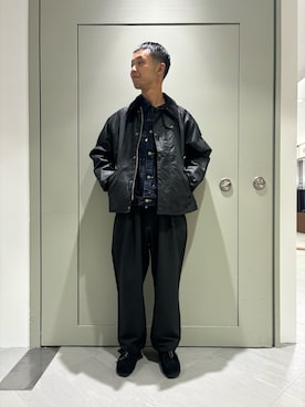 「clarks」｜「アイテム（その他アウター）」を使った、しょーまさん（メンズ・169cm）の秋コーディネート