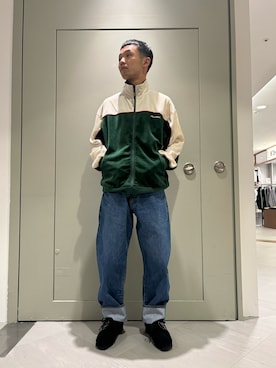 「MANASTASH（マナスタッシュ）のアイテム（パンツ）」を使った、しょーまさん（メンズ・169cm）の冬コーディネート