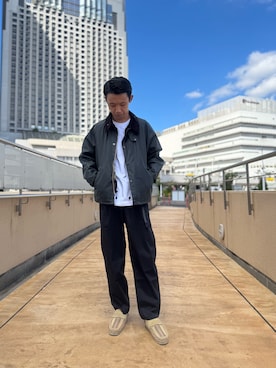 「Barbour（バブアー）のアイテム（その他アウター）」を使った、しょーまさん（メンズ・169cm）の秋コーディネート