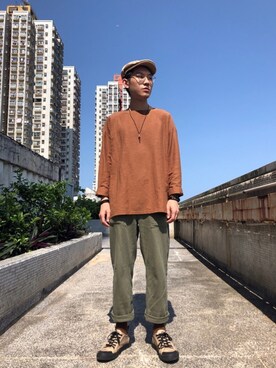 「Sperry   （スペリー）のアイテム」を使った、Tedさん（メンズ・175cm）の春コーディネート
