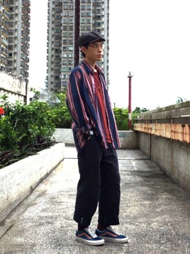 「working style」｜「アイテム（アクセサリー）」を使った、Tedさん（メンズ・175cm）の春コーディネート