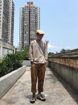 「working style」｜「アイテム（アクセサリー）」を使った、Tedさん（メンズ・175cm）の春コーディネート