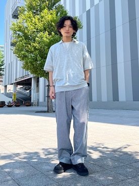 「JOURNAL STANDARD relume（ジャーナルスタンダード　レリューム）のアイテム（パンツ）」を使った、わたしょさん（骨格ストレート・メンズ・166cm）の秋コーディネート