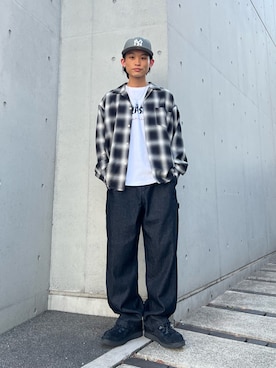 「アイテム（その他シューズ）」を使った、わたしょさん（メンズ・166cm）の秋コーディネート