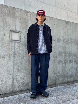 「アイテム（その他）」を使った、わたしょさん（メンズ・166cm）の秋コーディネート