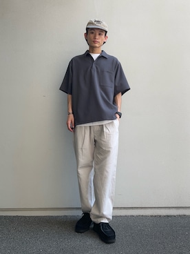 「アイテム（その他シューズ）」を使った、わたしょさん（メンズ・166cm・20代）の夏コーディネート