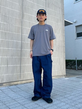 「アイテム（サンダル）」を使った、わたしょさん（メンズ・166cm・20代）の秋コーディネート