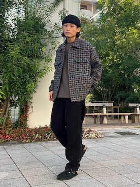 「アイテム（その他アウター）」を使った、わたしょさん（メンズ・166cm・20代）の秋コーディネート