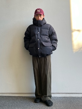 「アイテム（帽子）」を使った、わたしょさん（メンズ・166cm・20代）の秋コーディネート