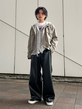 わたしょさん（メンズ・166cm）の春コーディネート