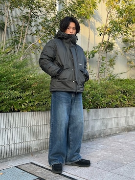 「アイテム（その他シューズ）」を使った、わたしょさん（メンズ・166cm）の冬コーディネート