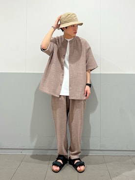 「ラコステ」｜わたしょさん（メンズ・166cm・20代）の春コーディネート