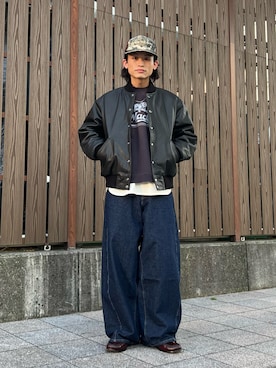 「アイテム（その他）」を使った、わたしょさん（メンズ・166cm）の秋コーディネート