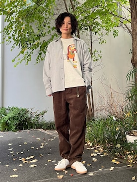 「アイテム（その他）」を使った、わたしょさん（メンズ・166cm）の秋コーディネート