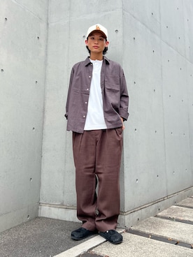 わたしょさん（骨格ストレート・メンズ・166cm）の秋コーディネート