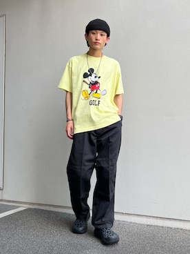 「MERRELL（メレル）のアイテム」を使った、わたしょさん（メンズ・166cm）の夏コーディネート