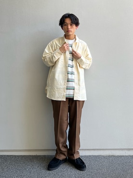 「アツいコーデ全部見せ」｜わたしょさん（メンズ・166cm）の夏コーディネート