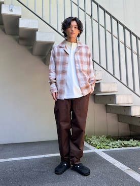 わたしょさん（骨格ストレート・メンズ・166cm）の秋コーディネート