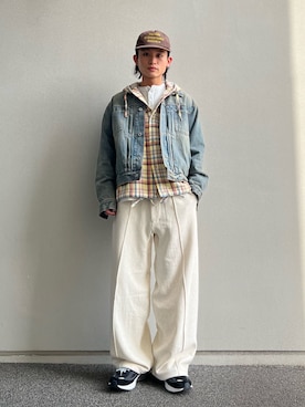 わたしょさん（メンズ・166cm）の春コーディネート