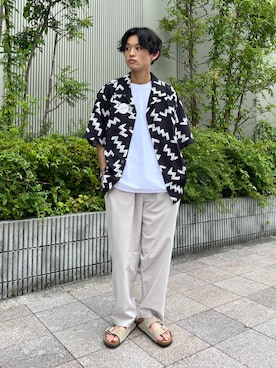 わたしょさん（メンズ・166cm）の夏コーディネート