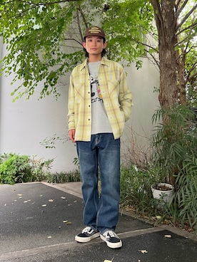 わたしょさん（メンズ・166cm）の秋コーディネート