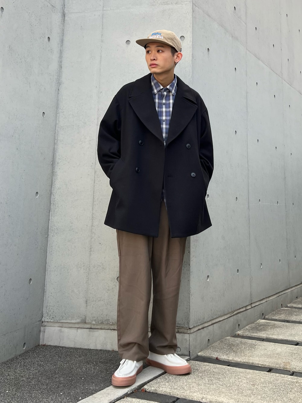 【値下げ】JOURNAL STANDARD＊ウールAラインショートコートポンチョ 230237_5.jpg