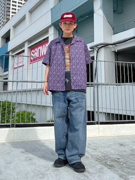 「STAR WARS（スターウォーズ）のアイテム」を使った、わたしょさん（メンズ・166cm）の春コーディネート