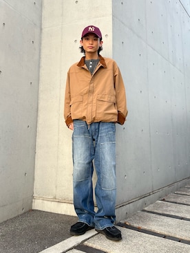 「アイテム（その他シューズ）」を使った、わたしょさん（メンズ・166cm）の秋コーディネート