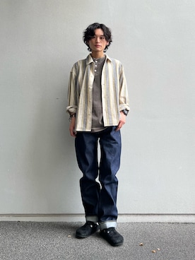 「アイテム（サンダル）」を使った、わたしょさん（メンズ・166cm・20代）の夏コーディネート