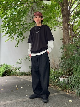 「アイテム（その他）」を使った、わたしょさん（メンズ・166cm）の秋コーディネート