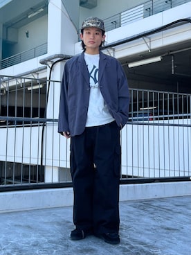 わたしょさん(メンズ・166cm)の春コーディネート