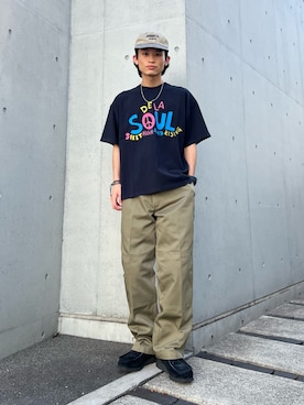「アイテム（その他シューズ）」を使った、わたしょさん（メンズ・166cm・20代）の夏コーディネート