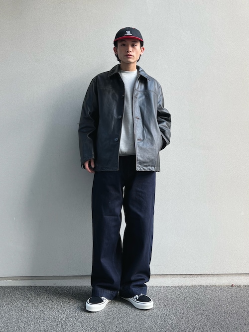 セール】SKOOKUM / スクーカム 別注 バッファローレザー カバーオール