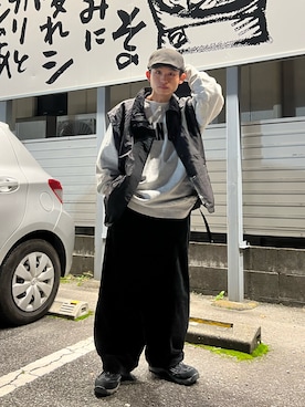 「Uiscel（ユイセル）のアイテム」を使った、わたしょさん（メンズ・166cm）の春コーディネート