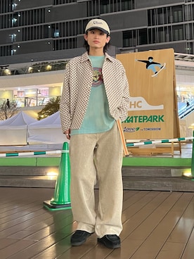 わたしょさん（メンズ・166cm）の春コーディネート